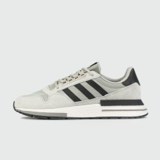 Кроссовки Adidas ZX 500 Boost Grey / Black Str./ White
