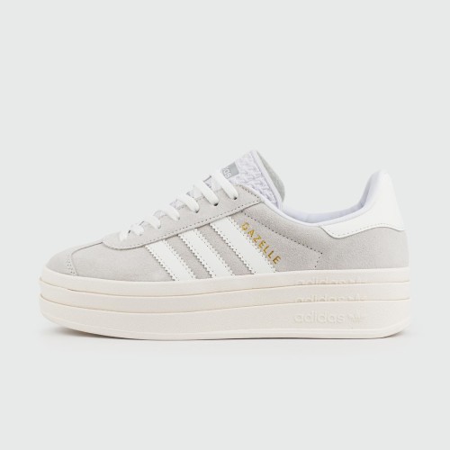 Кроссовки Adidas Gazelle Bold Grey / White Wmns - арт. f-A-25444