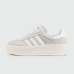 Кроссовки Adidas Gazelle Bold Grey / White Wmns - арт. f-A-25444-1