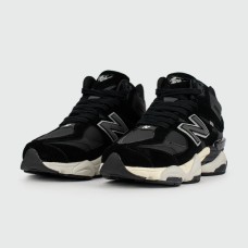 Кроссовки New Balance 9060 Mid Black / White with Fur
