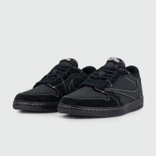 Кроссовки Air Jordan 1 Low x Travis Scott Black