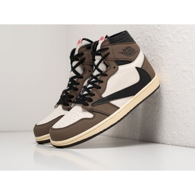 Кроссовки Nike Air Jordan 1 Mid x Travis Scott
