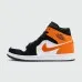 Кроссовки Nike Air Jordan 1 White / Black / Orange - арт. f-20790