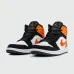 Кроссовки Nike Air Jordan 1 White / Black / Orange - арт. f-20790