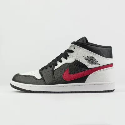 Кроссовки Nike Air Jordan 1 Black / Red - арт. f-22746