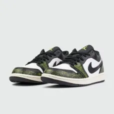 Кроссовки Nike Air Jordan 1 Low Wh. / Black / Green